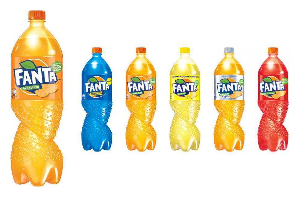 Fanta renews branding and changes bottle design