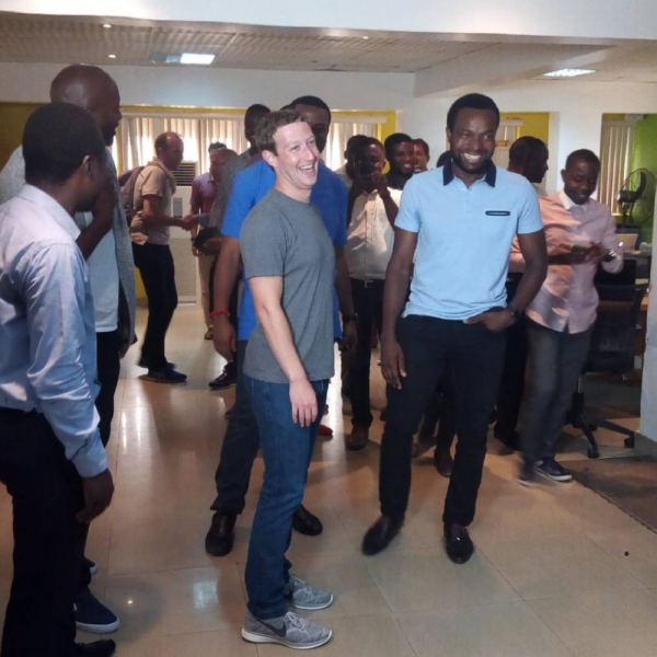 Mark Zuckerberg Enters Lagos Stealthily